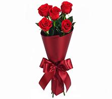 Букет 5 Красных роз Эдлесс Лав в Новолакском