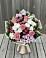Букет цветов из: Альстромерии, Гвоздики, Розы и Хризантемы в Новолакском