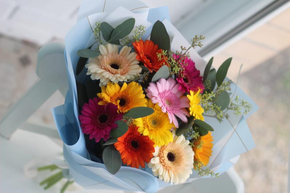 Букет цветов из: Герберы в Новолакском