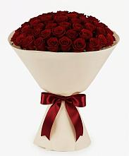 Букет 101 Бордовая роза Блэк Бакарра в Новолакском