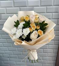 Букет цветов из:  Розы и Хризантемы в Новолакском