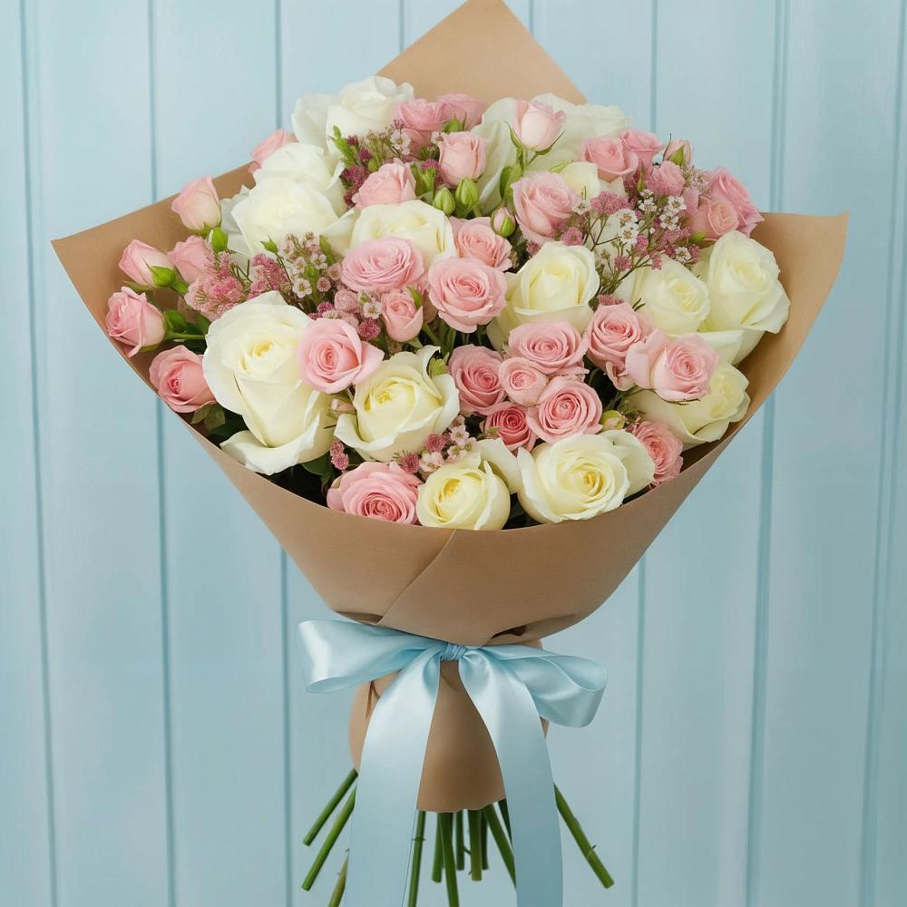 Букет цветов из: Розы в Новолакском