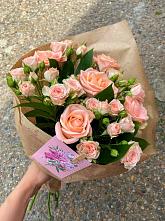 Букет цветов из:  Розы #REPLACE_PRED# Новолакском