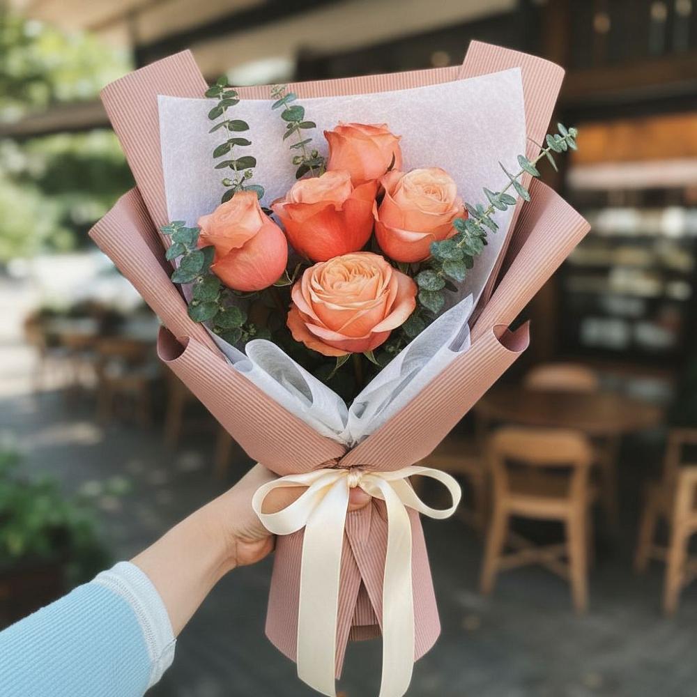 Букет цветов из: Розы в Новолакском