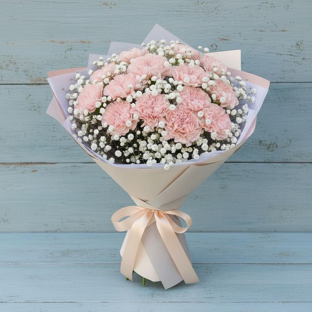 Букет цветов из: Гвоздики в Новолакском