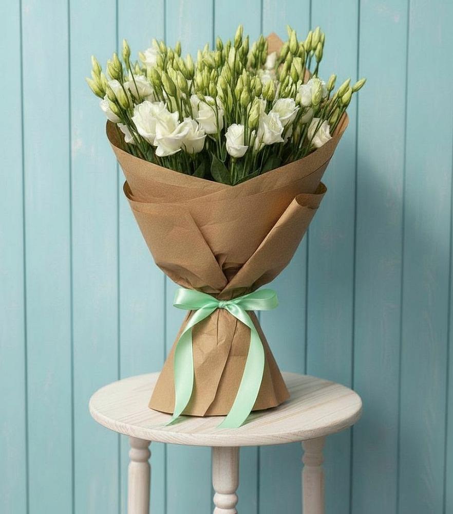 Букет цветов из: Лизиантусы в Новолакском