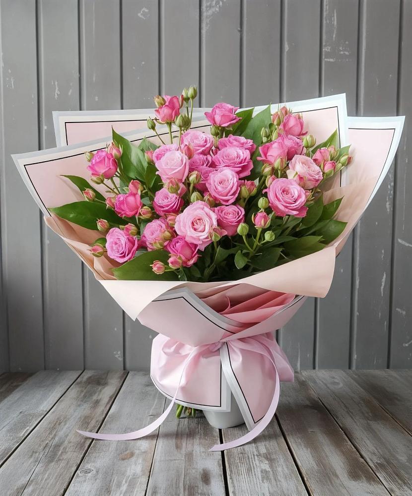 Букет Розовый кустик в Новолакском