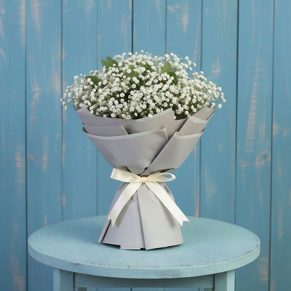 Букет цветов из: Гипсофила в Новолакском