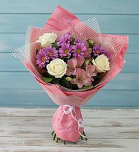 Букет цветов из:  Герберы в Новолакском