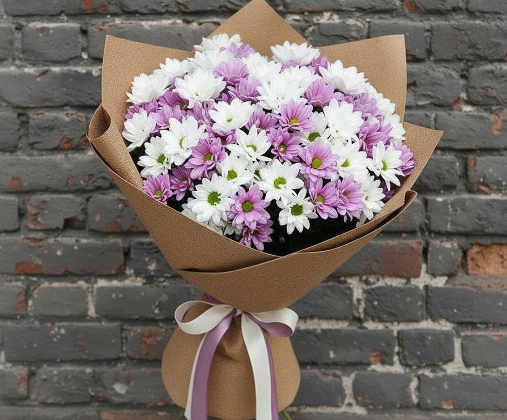 Букет цветов из: Хризантемы в Новолакском