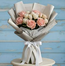 Букет цветов из:  Розы #REPLACE_PRED# Новолакском
