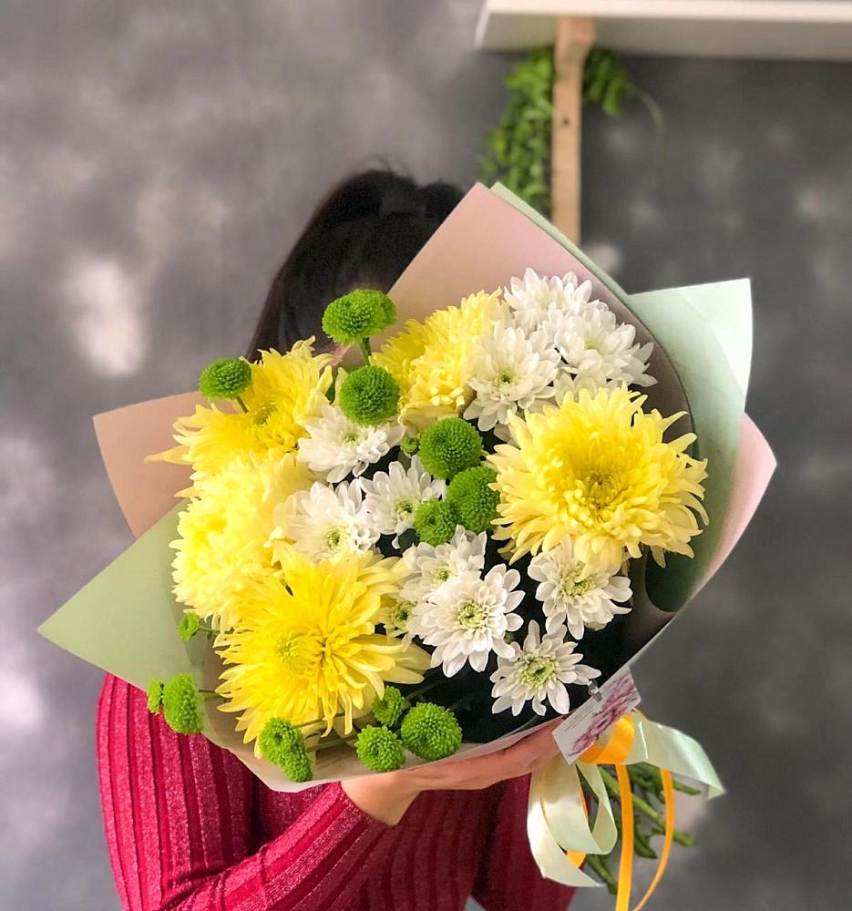 Букет цветов из: Хризантемы в Новолакском