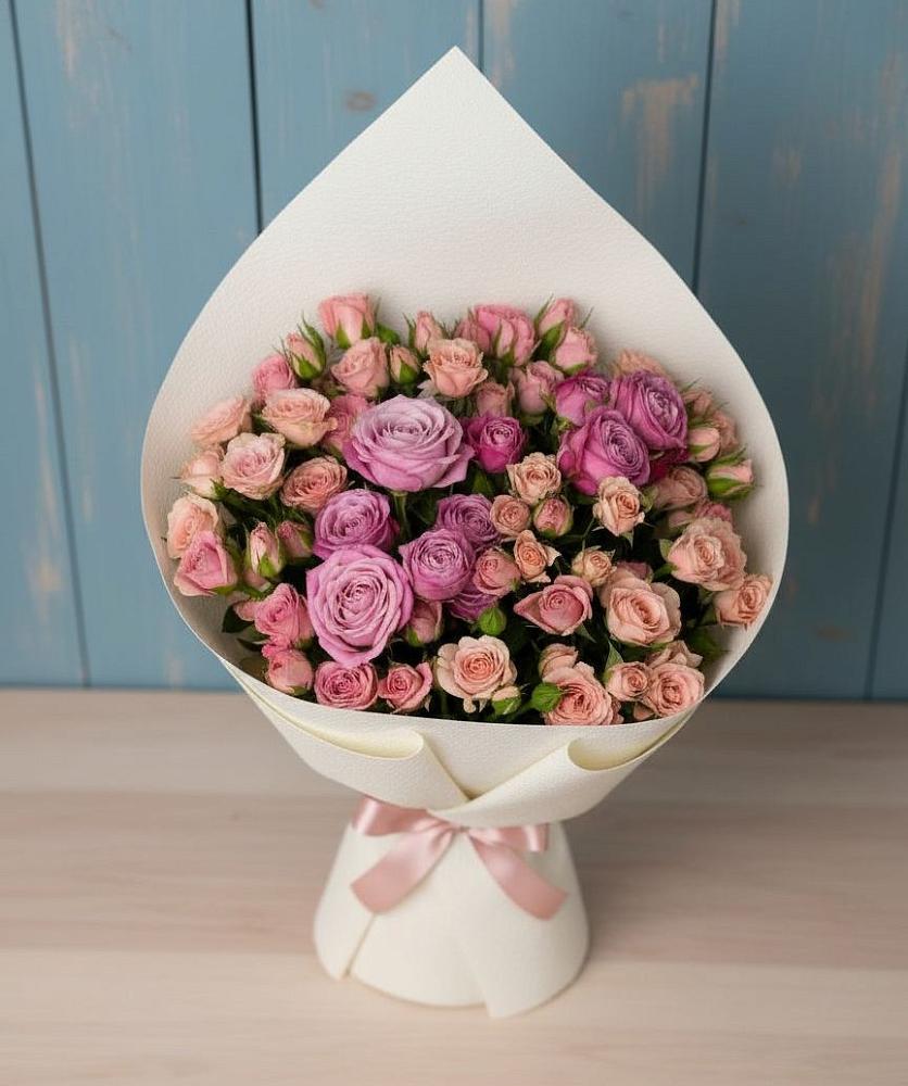 Букет цветов из: Розы в Новолакском