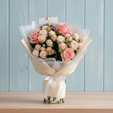 Букет цветов из:  Розы #REPLACE_PRED# Новолакском